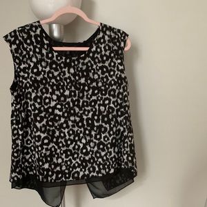 Banana Republic Leopard Blouse